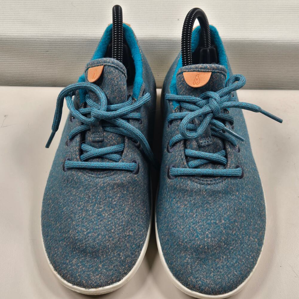 Allbirds Wool Low Top Runner Lace Up Blue Shoes Women's Size 8‎ - Picture 2 of 9